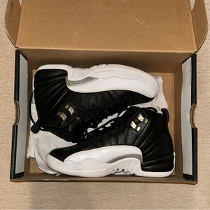 Air Jordan 12 Retro (GS) Youth Size 4Y - Black Varsity Red White